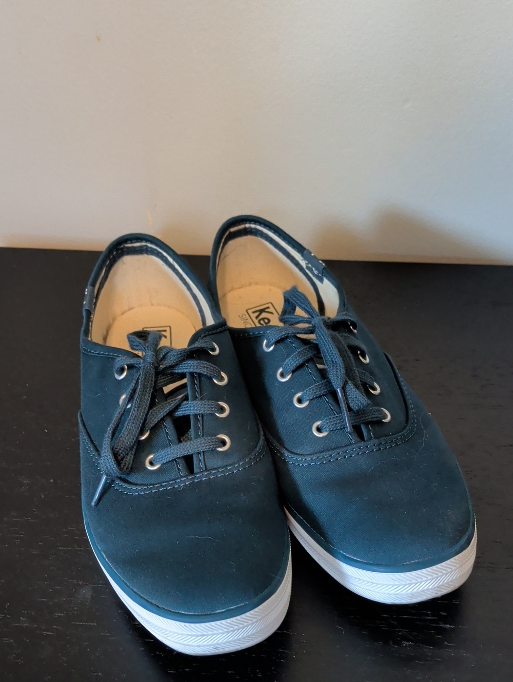Keds Women's Navy Canvas Lace-Up Sneakers